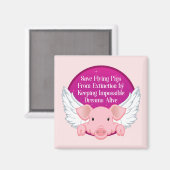 救飛んでいる豚 マグネット (正面/裏面)