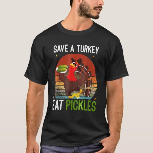 救食べの漬物おもしろい Tシャツ (正面)
