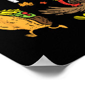 救食べトク・メキシコのおもしろい感謝祭の日 ポスター (角)