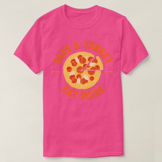 救食べピザ Tシャツ (デザイン正面)