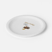 救食べルのラザグおもしろいナ感謝祭トルコ ペーパープレート (アングル)