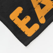 救食べ七面鳥のピザッザおもしろい感謝祭の食べ物の愛 フリースブランケット (角)