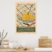 救食べ物食のポテト – フランスの ポスター (キッチン)