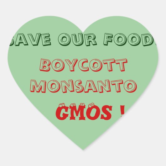 救食べ物！ ハートシール (正面)