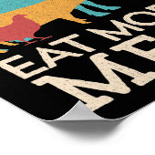 救食べ肉BBQ焼き ポスター (角)