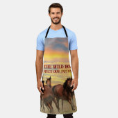 救馬 エプロン (着用した状態)