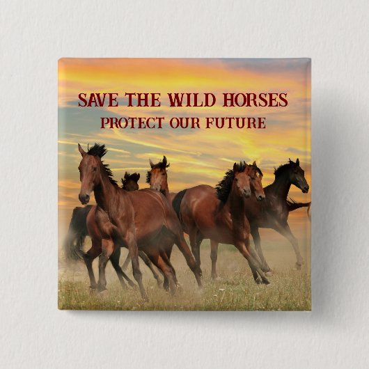 救馬 缶バッジ (正面)