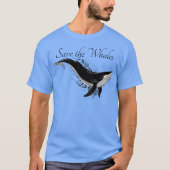 救鯨の保全 Tシャツ (正面)