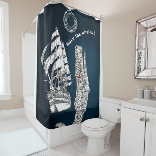 救鯨 シャワーカーテン (インサイチュ)