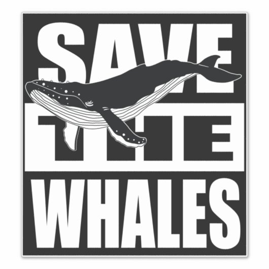 救鯨 シール (正面)