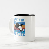 救鯨 ツートーンマグカップ (正面左)