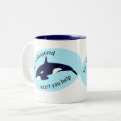 救鯨 ツートーンマグカップ (正面左)