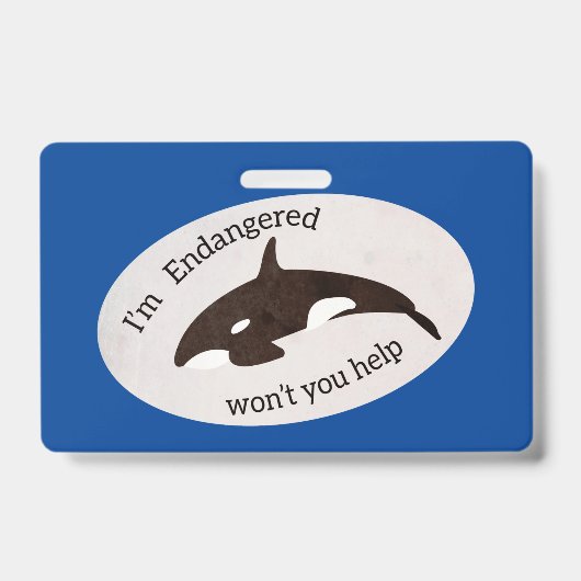 救鯨 バッジ (正面)