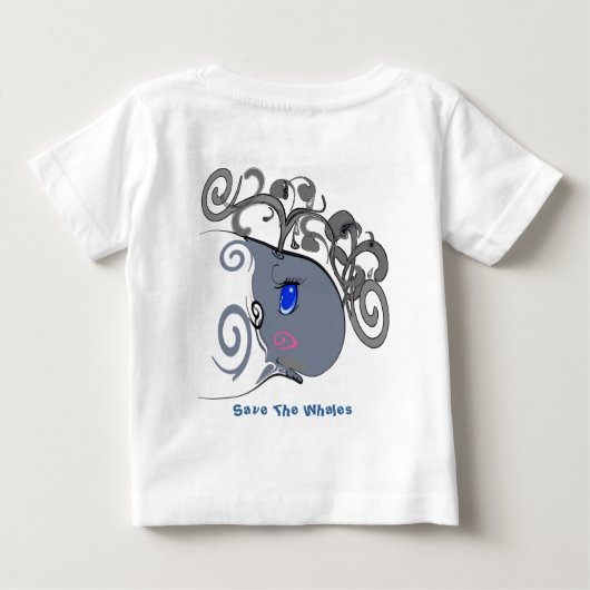 救鯨 –  ベビーTシャツ (裏面)