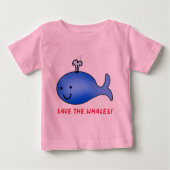 救鯨！ ベビーTシャツ (正面)