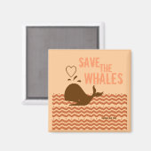 救鯨 – 環境に配慮 マグネット (正面/裏面)