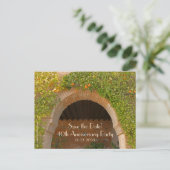 救40周年結婚の発表 案内ポストカード (スタンド正面)