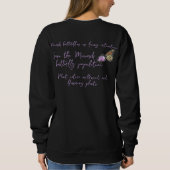 救（昆虫）オオカバマダラ、モナーク蝶のスウェットシャツ スウェットシャツ (裏面)