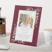 救A Seat Mother Of Bride Photo Greenery結婚 台座サイン (インサイチュ)