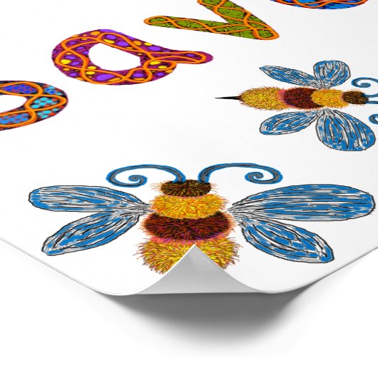 救Bees Please classroomポスター ポスター (角)