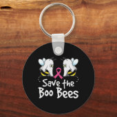 救Boo Bees乳がん認識度ハロウィー キーホルダー (裏面)