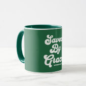 救By Grace Ephesians 2:8-9 マグカップ (正面左)