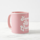 救By Grace Ephesians 2:8-9 マグカップ (正面左)