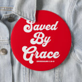 救By Grace Ephesians 2:8-9 缶バッジ (インサイチュ)