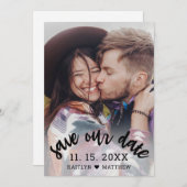 救Date写真モダンScript's 結婚. セーブザデート (正面/裏面)