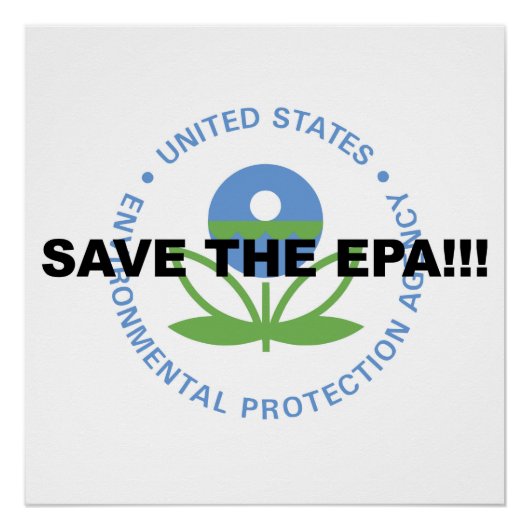 救EPA!トランプに抵抗しろ！抗議！ ポスター (正面)
