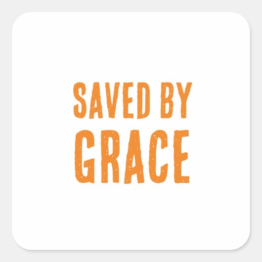 救Graceスタンプ スクエアシール (正面)