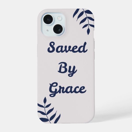 「救grace」IPhone 15電話ケース iPhone 15ケース (裏面)
