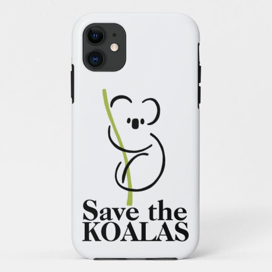 救Koalas iPhoneケース Case-Mate iPhoneケース (裏面)