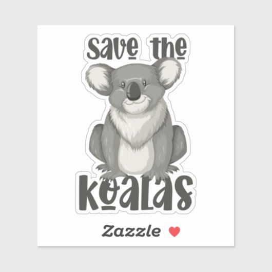 救Koalas Sticker シール (シート)