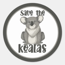 救Koalas Sticker