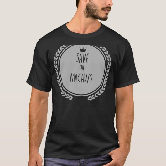 救MACAWS Animal MACAW Tシャツ (正面)