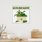 救OUR EARTH POSTER -リサイクル ポスター (キッチン)