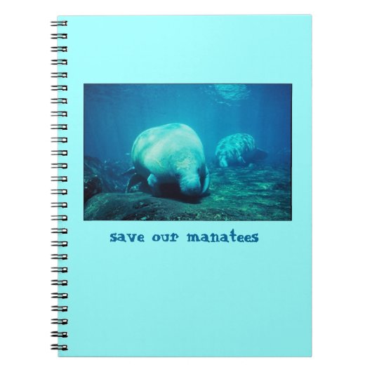 救Our Manatees Notebook ノートブック (正面)