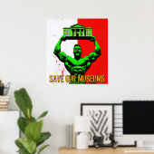 救Our Musears Large Poster - Archivalプリント ポスター (ホームオフィス)