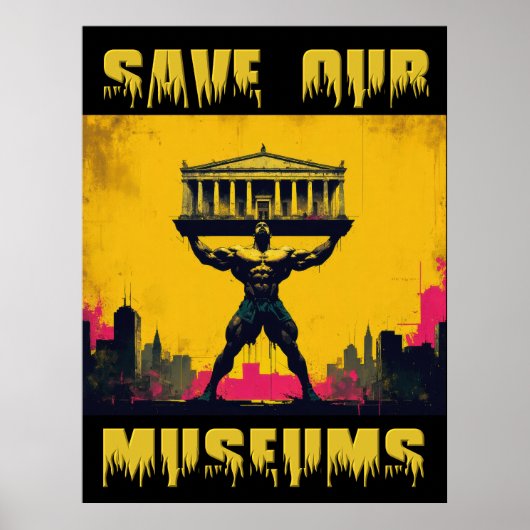 救Our Musears Large Poster - Archivalプリント ポスター (正面)