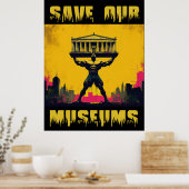 救Our Musears Large Poster - Archivalプリント ポスター (キッチン)