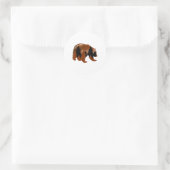 救Our Woods Environmental Protection Bear Grizz ラウンドシール (バッグ)