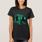 救Our Woods Environmental Protection Bear Grizz Tシャツ (正面)
