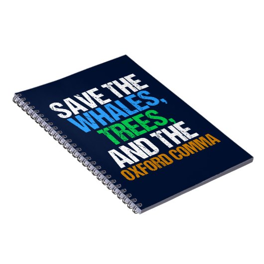 救Oxford Commaおもしろい ノートブック (右側)