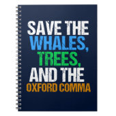 救Oxford Commaおもしろい ノートブック (正面)