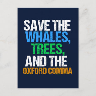 救Oxford Commaおもしろい ポストカード