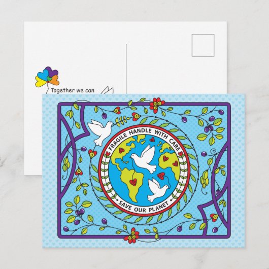 救Planet_はがき ポストカード (正面/裏面)