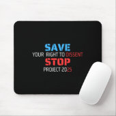 救Project 2025に対するストップ権利 マウスパッド (マウス)