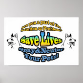救Spay & Neuter Your Pets! ポスター (正面)