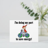 救Tシャツと贈り物 ポストカード (スタンド正面)